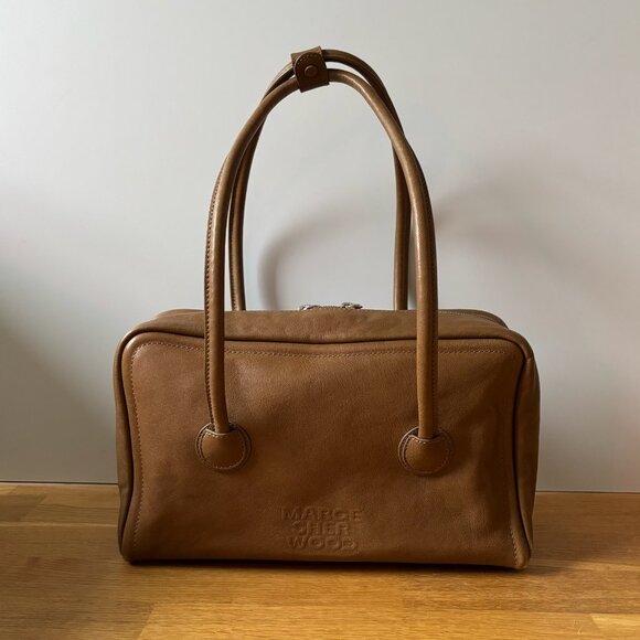 Marge sherwood soft leather boston bag brown - Picture 1 of 4